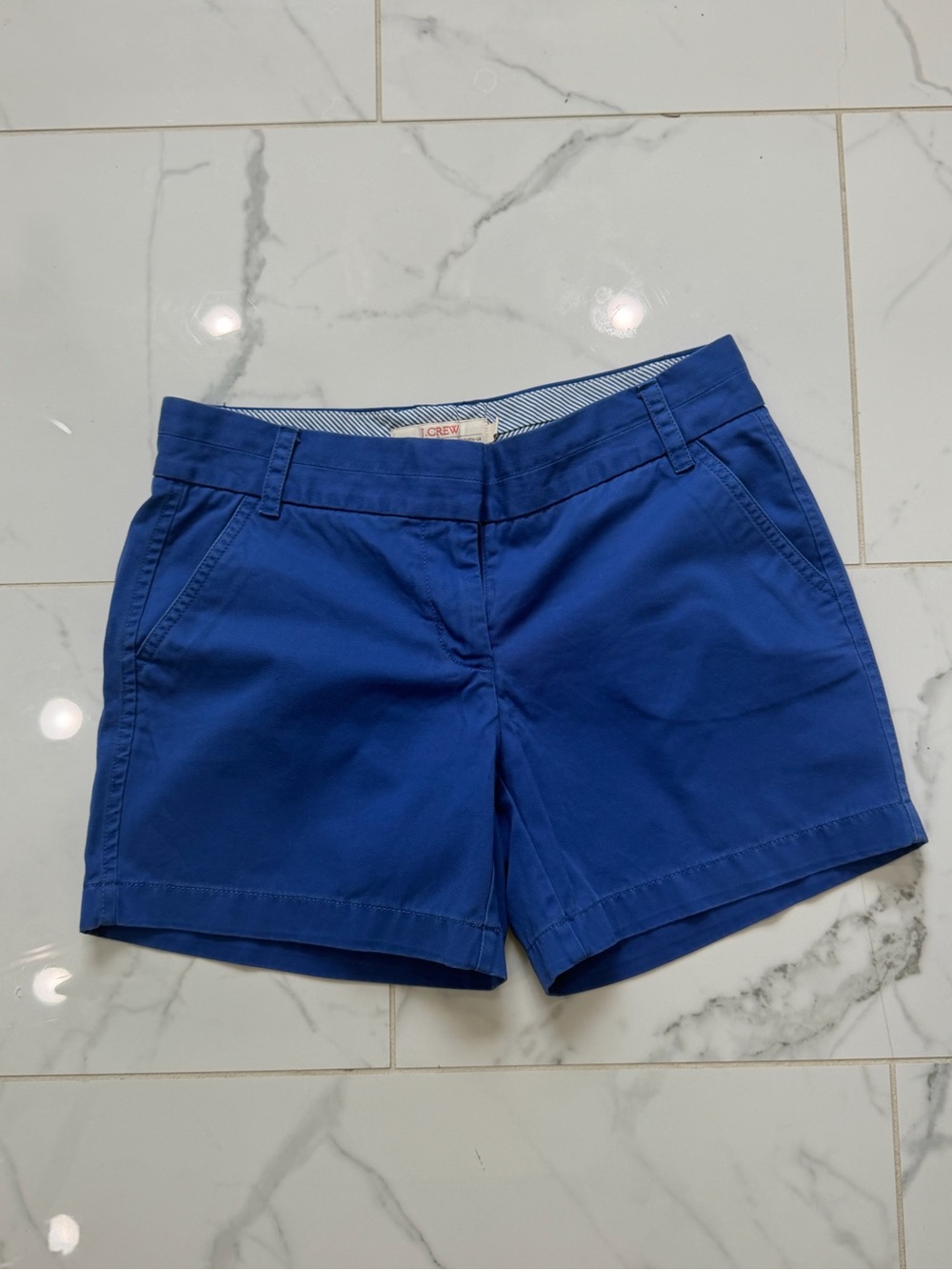 J. Crew Royal Blue Cotton Chino Shorts